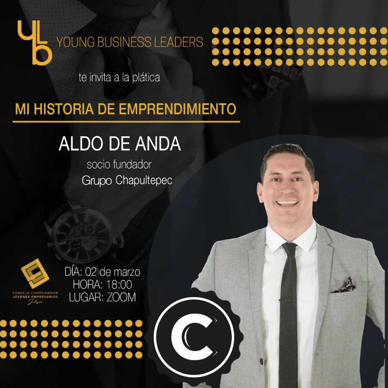 Cartel: Mi historia de emprendimiento · Aldo de Anda